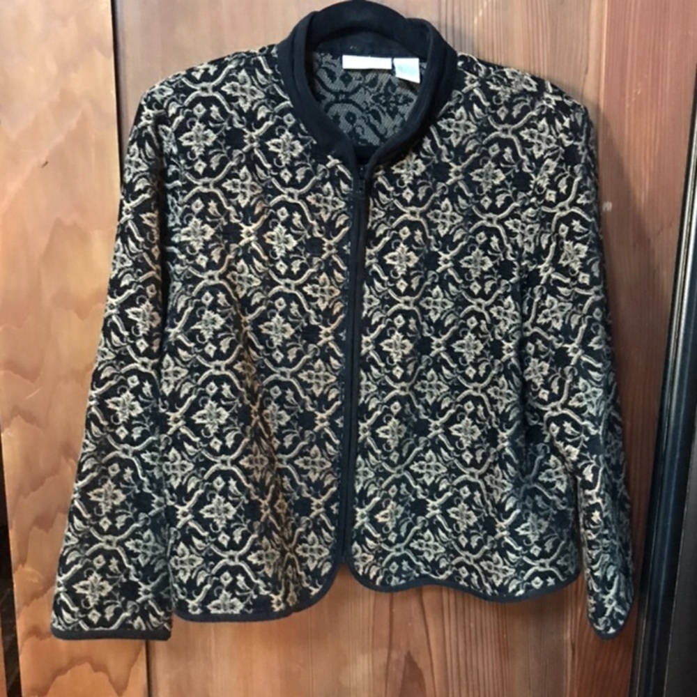 Preswick & Moore Petite Full Zip Patterned Coat